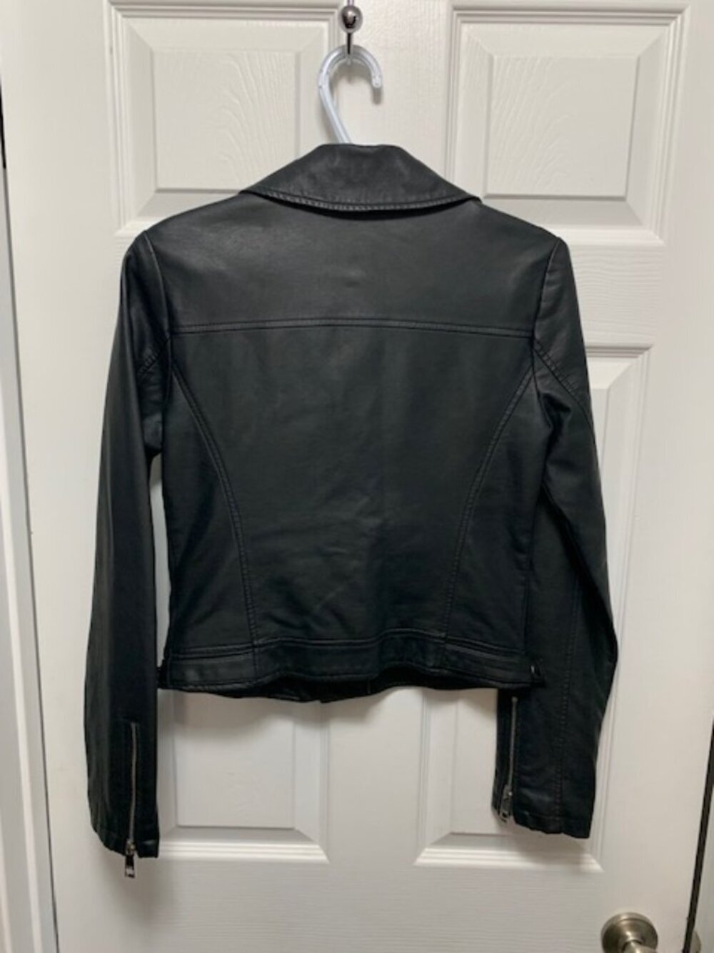 GUESS WOMENS FAUX LEATHER JACKET - Picture 3 of 4